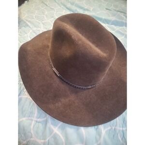 Rare Ram Trucks Promo Cowboy Hat Youth One Size Fits All Brown Faux Felt